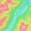 Fulpmes topographic map, elevation, terrain