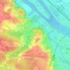Le clos Pavé topographic map, elevation, terrain