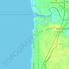 Poruthota topographic map, elevation, terrain