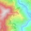 Shane topographic map, elevation, terrain