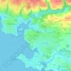 Kerancalvez topographic map, elevation, terrain