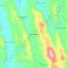 Thanthirikanda topographic map, elevation, terrain