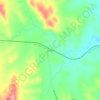 Jerrawa topographic map, elevation, terrain