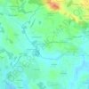 Callac topographic map, elevation, terrain