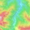 Bossea topographic map, elevation, terrain