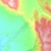 Kandhar topographic map, elevation, terrain