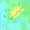 Ash Hill topographic map, elevation, terrain