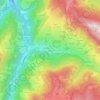 Murin topographic map, elevation, terrain