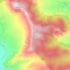Monte Quacella topographic map, elevation, terrain