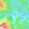 Piana topographic map, elevation, terrain