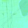 向海街道 topographic map, elevation, terrain