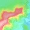 Plateau de Californie topographic map, elevation, terrain