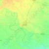 Gonda topographic map, elevation, terrain