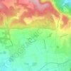 Couteron topographic map, elevation, terrain