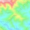 Cangrejera topographic map, elevation, terrain