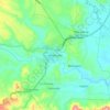 Amacuzac topographic map, elevation, terrain