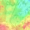 Hornslet topographic map, elevation, terrain