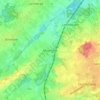 Moortsele topographic map, elevation, terrain