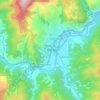 Poblacion topographic map, elevation, terrain