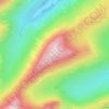 St Sunday Crag topographic map, elevation, terrain