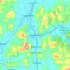 Karawanella topographic map, elevation, terrain