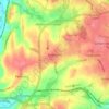 Swanwick topographic map, elevation, terrain