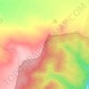 evening view of Wilson’s Promontory topographic map, elevation, terrain