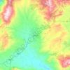 Çorum topographic map, elevation, terrain