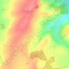 Jonquiere topographic map, elevation, terrain