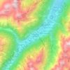 Neustift im Stubaital topographic map, elevation, terrain