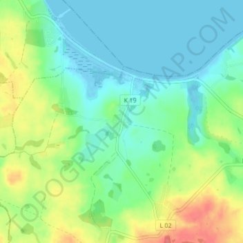 Niendorf topographic map, elevation, terrain