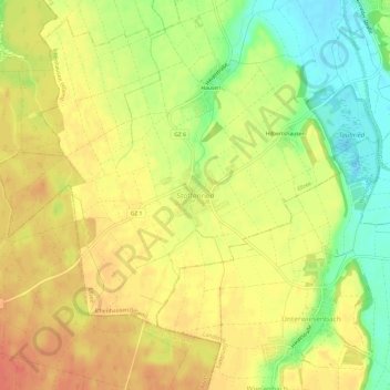 Stoffenried topographic map, elevation, terrain