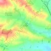 Brooke topographic map, elevation, terrain