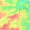 La Petite Roche topographic map, elevation, terrain