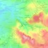Le Pouët topographic map, elevation, terrain