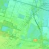 De Kolonie topographic map, elevation, terrain