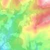 Caneda topographic map, elevation, terrain