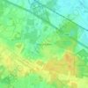 Aalter topographic map, elevation, terrain