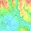 Les Fossés topographic map, elevation, terrain