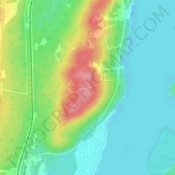 Мурзинка topographic map, elevation, terrain