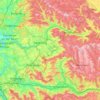 Weissach im Tal topographic map, elevation, terrain