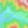 Gazzolo topographic map, elevation, terrain