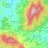 Gary topographic map, elevation, terrain