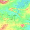 Bagalkote topographic map, elevation, terrain