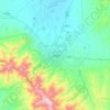 همدان topographic map, elevation, terrain