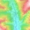 Manali topographic map, elevation, terrain