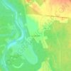 Солнечный topographic map, elevation, terrain