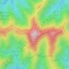 Scotchman Peak topographic map, elevation, terrain