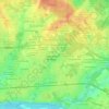 Terres de la Godde topographic map, elevation, terrain