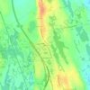 Clifford topographic map, elevation, terrain